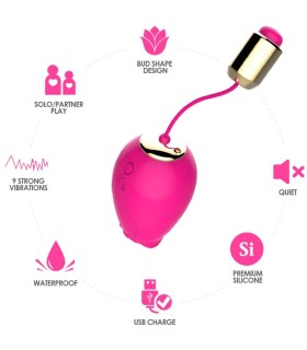 ARMONY MANDALA EGG VIBRATOR G SPOT REMOTE CONTROL FUCHSIA