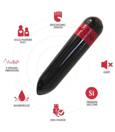 ARMONY ROCKET VIBRATOR BULLET BLACK