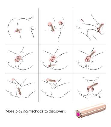 ARMONY WARHEAD VIBRATOR BULLET GOLDEN 2 CM x 88 CM