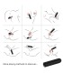 ARMONY WARHEAD VIBRATOR BULLET BLACK 2 CM x 88 CM