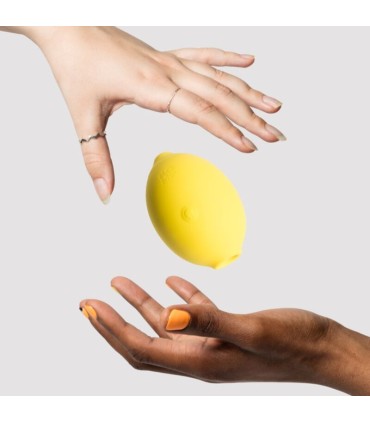 ROMP LEMON CRUSH PLEASURE AIR CLITORAL STIMULATOR YELLOW
