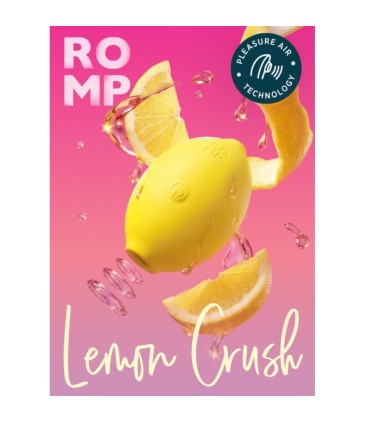 ROMP LEMON CRUSH PLEASURE AIR CLITORAL STIMULATOR YELLOW