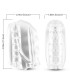 ARMONY MASTER MASTURBATOR VIBRATOR TRANSPARENTE