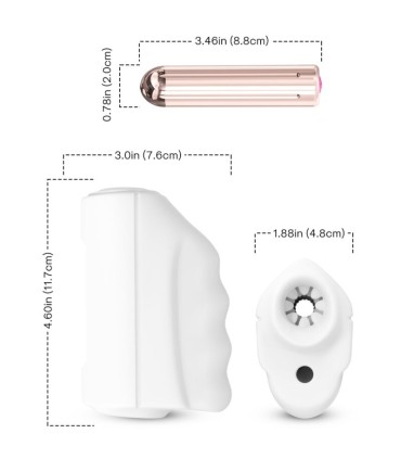 ARMONY MASTER MASTURBATOR VIBRATOR WHITE