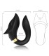 ARMONY FOX VIBRATOR FOR COUPLES REMOTE CONTROL BLACK