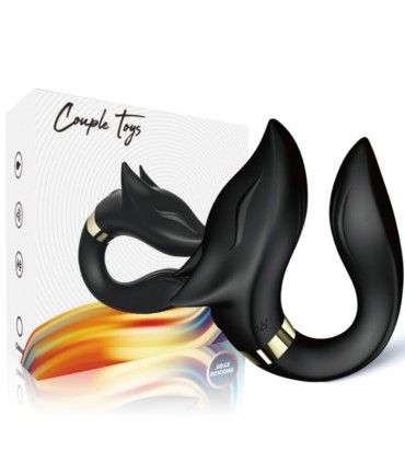 ARMONY FOX VIBRATOR FOR COUPLES REMOTE CONTROL BLACK