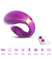 ARMONY - CRESCENT VIBRATOR FOR COUPLES REMOTE CONTROL PURPLE