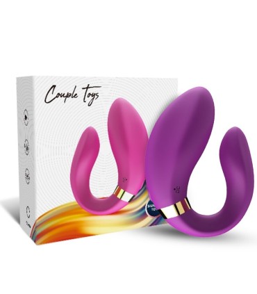 ARMONY CRESCENT VIBRATOR FOR COUPLES REMOTE CONTROL PURPLE