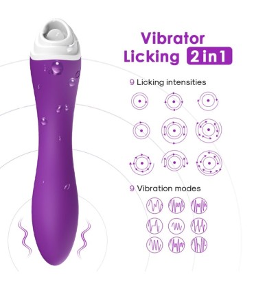 ARMONY FAIRYLAND LICKING VIBRATING CLIT VIBRATOR PURPLE