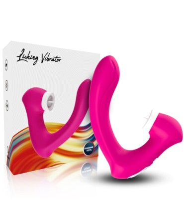 ARMONY SECRETKISS LICKING VIBRATING CLIT VIBRATOR CURVED FUCHSIA