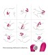 ARMONY SECRETKISS LICKING VIBRATING CLIT VIBRATOR CURVED FUCHSIA