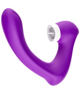 ARMONY SECRETKISS LICKING VIBRATING CLIT VIBRATOR CURVED PURPLE