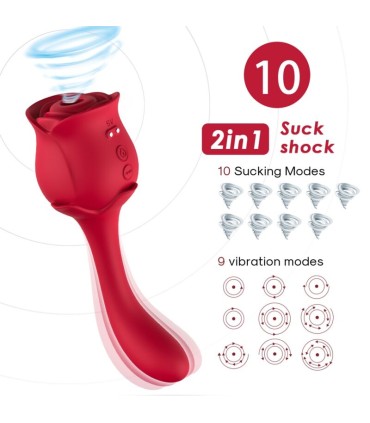 ARMONY ROSELOVER CLITORIS SUCTION STIMULATOR RED