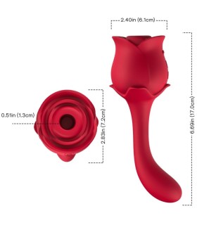 ARMONY ROSELOVER CLITORIS SUCTION STIMULATOR RED