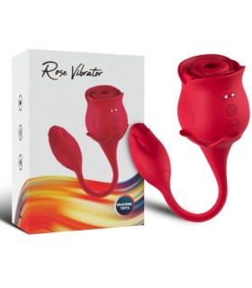 ARMONY PINK CLITORIS SUCKER VIBRATOR 10 MODES RED