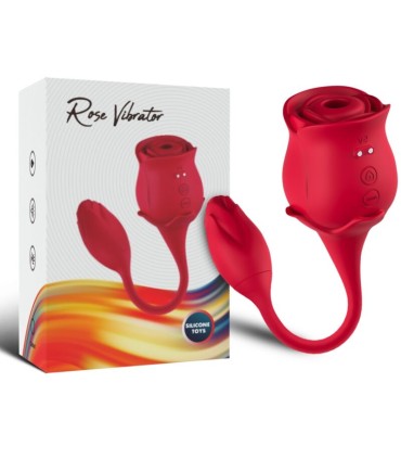 ARMONY PINK CLITORIS SUCKER VIBRATOR 10 MODES RED
