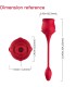 ARMONY PINK CLITORIS SUCKER VIBRATOR 10 MODES RED