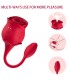 ARMONY PINK CLITORIS SUCKER VIBRATOR 10 MODES RED