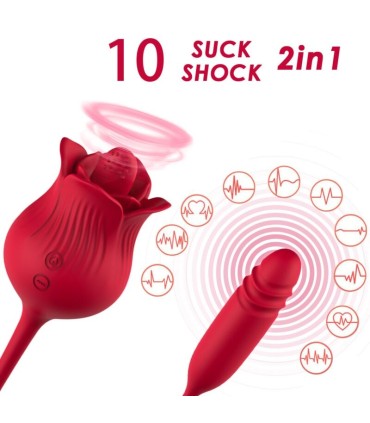 ARMONY ROSELIP LICKING VIBRATING CLIT VIBRATOR RED