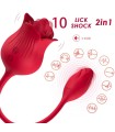 ARMONY - PINK CLITORIS STIMULATOR VIBRATOR WITH TAIL 10 MODES RED