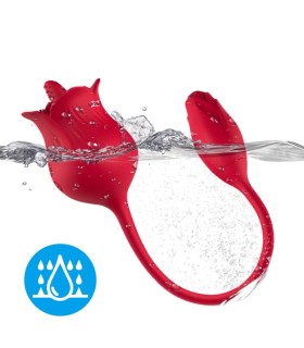 ARMONY PINK CLITORIS STIMULATOR VIBRATOR WITH TAIL 10 MODES RED