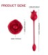 ARMONY PINK CLITORIS STIMULATOR VIBRATOR WITH TAIL 10 MODES RED
