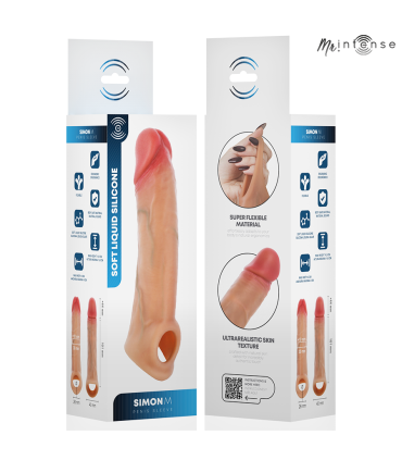 MR INTENSE SIMON M SILICONE PENIS SLEEVE 145 CM O 4 CM