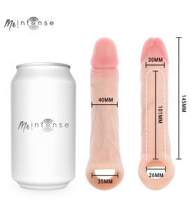 MR INTENSE SIMON M SILICONE PENIS SLEEVE 145 CM O 4 CM
